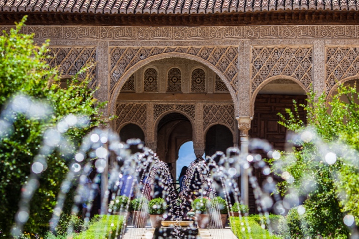 حدائق الحمراء في غرناطة