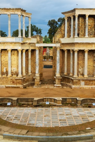 Roman Theatre in Mérida, Badajoz (Extremadura)