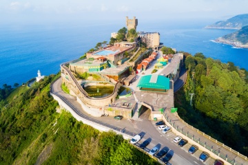 Aerial view of the Monte Igueldo viewpoint, Donostia – San Sebastián