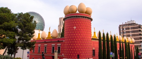 Exterior of the Dalí Museum-Theatre in Figueres