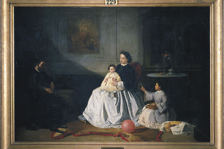 Painting in the Cadiz Museum of Fine Arts Painting in the Cadiz Museum of Fine Arts