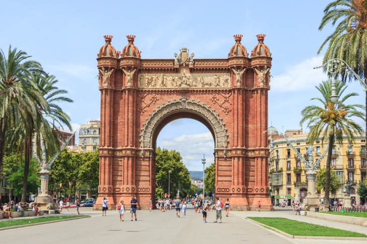 Arc de Triomphe in Barcelona Arc de Triomphe in Barcelona
