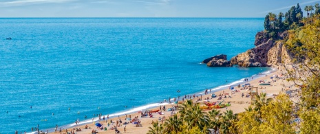 Burriana Beach in Nerja