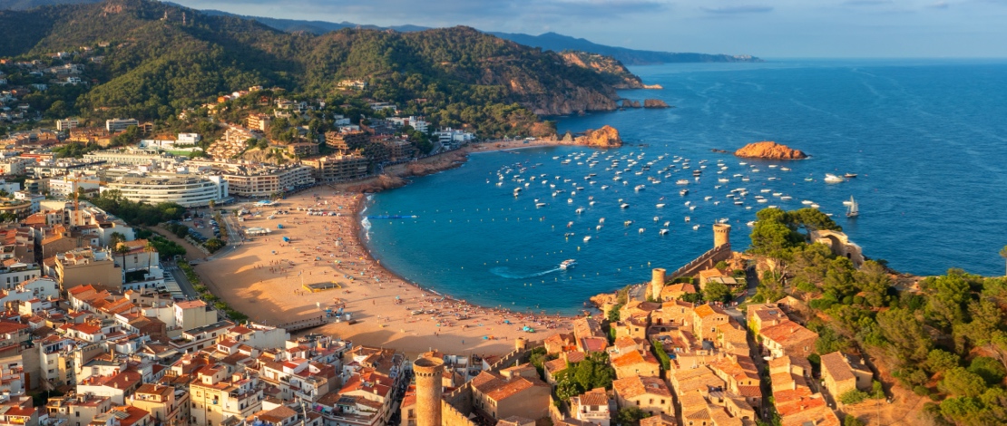 View of Tossa de Mar, Girona View of Tossa de Mar, Girona