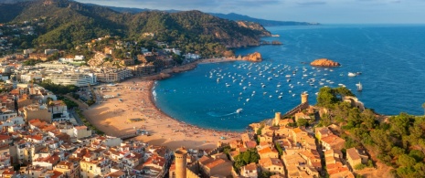 View of Tossa de Mar, Girona