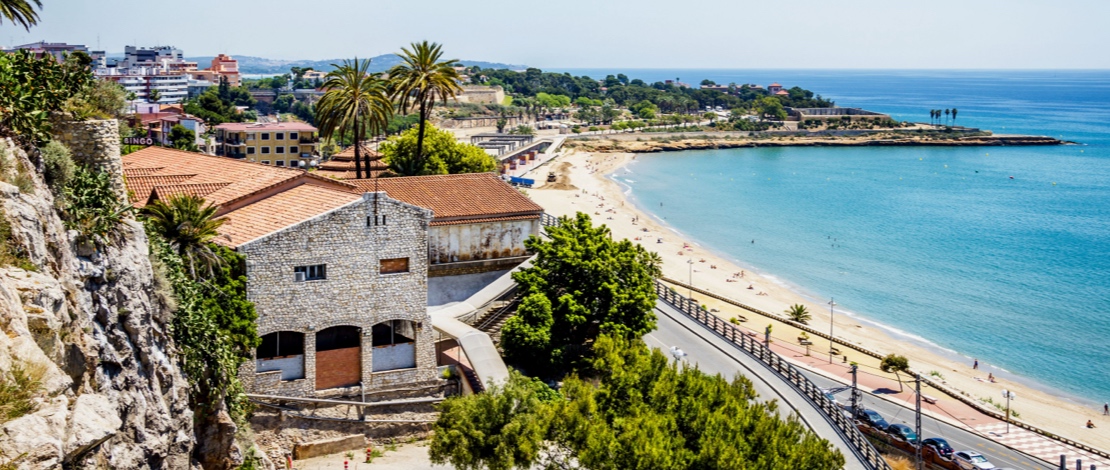 View of Tarragona from the Mediterranean balcony View of Tarragona from the Mediterranean balcony
