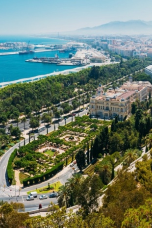 View of the city of Malaga