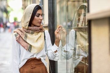 Woman shopping