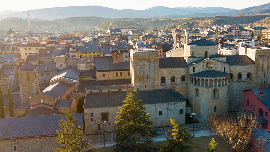 Village of La Seu d'Urgell in Lleida, Catalonia Village of La Seu d'Urgell in Lleida, Catalonia