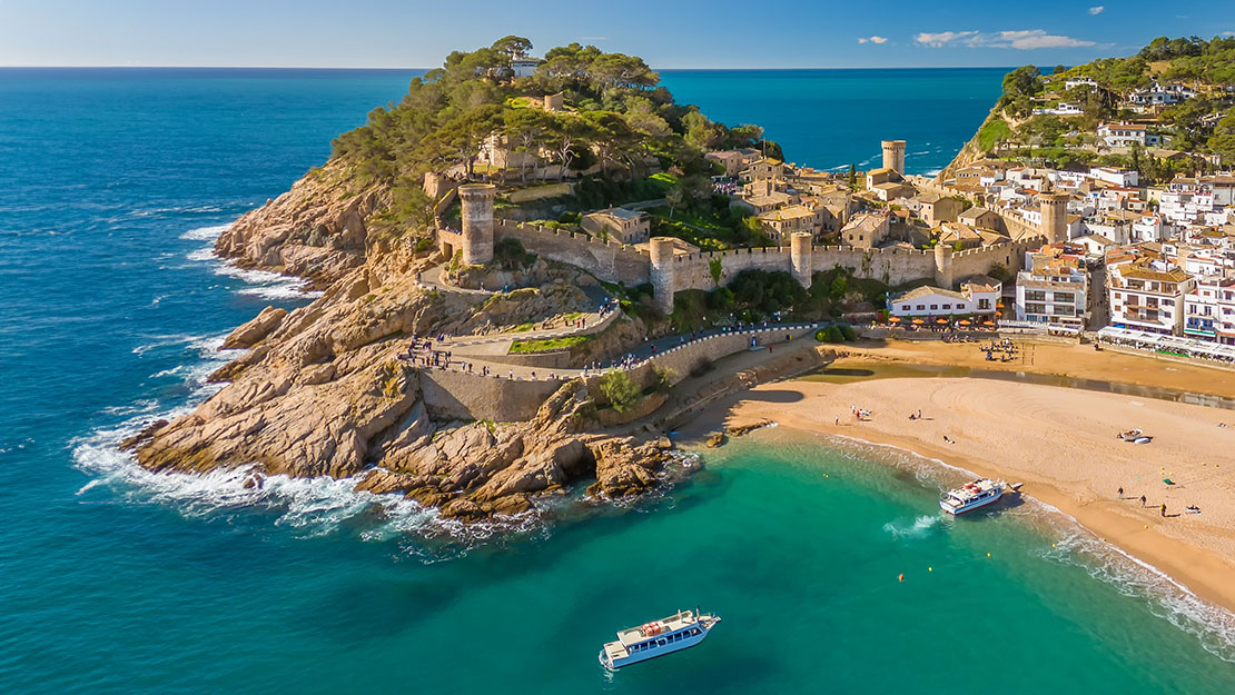 Village of Tossa de Mar in Catalonia Village of Tossa de Mar in Catalonia