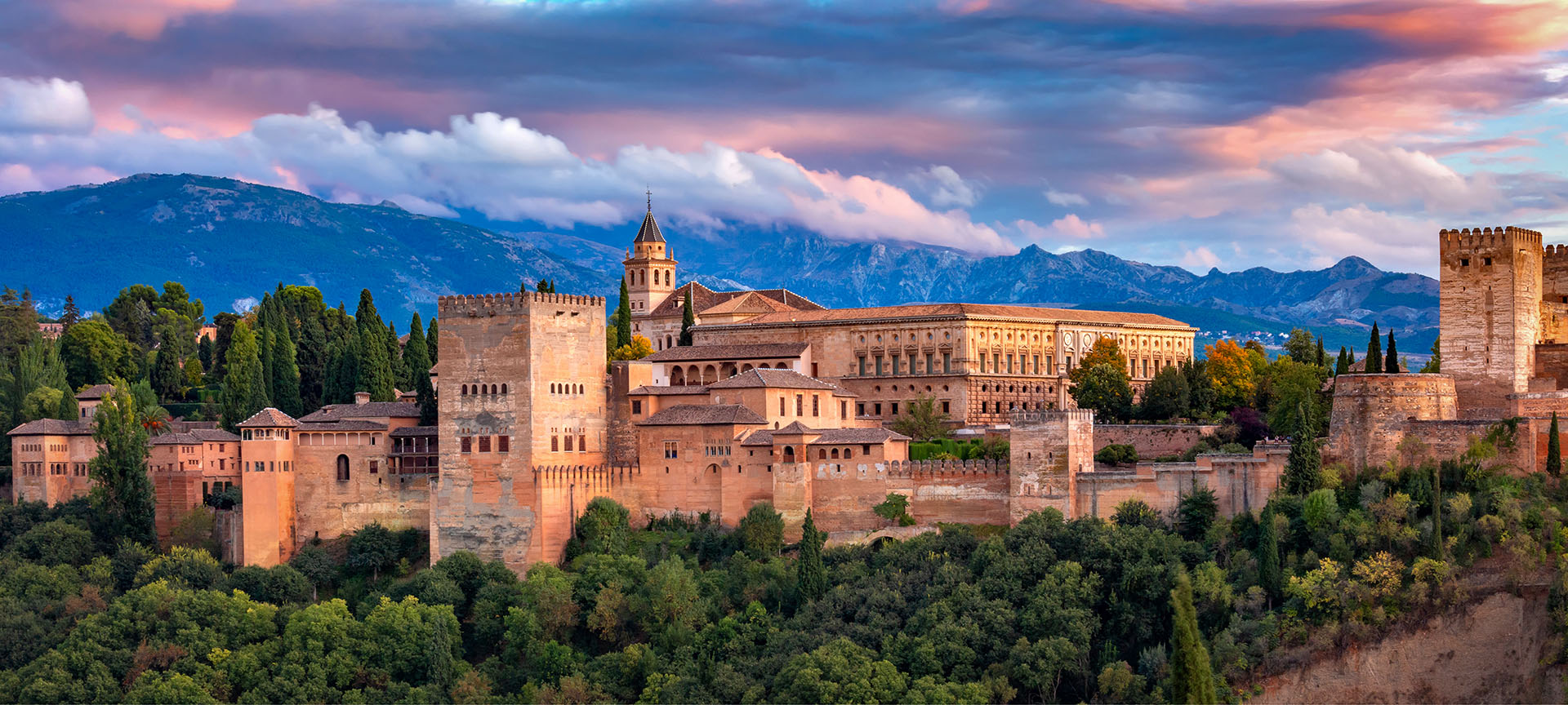 Alhambra in Granada, Andalucía