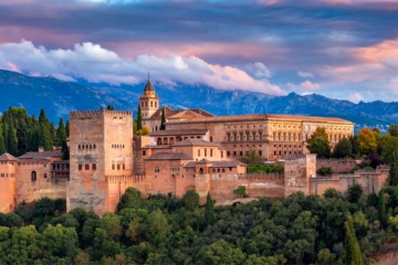 Alhambra in Granada, Andalucía