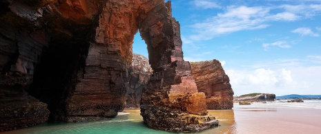 Cathedrals beach in Ribadeo, Galicia