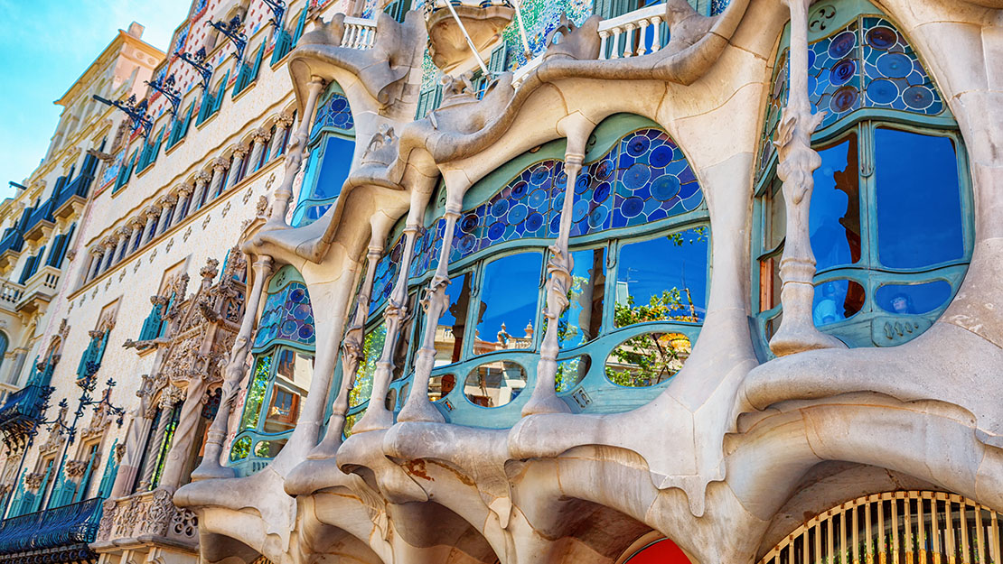 Batllo house in Barcelona, Catalonia Batllo house in Barcelona, Catalonia