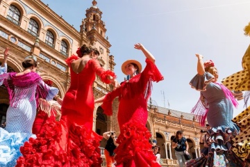 Flamenco dancers