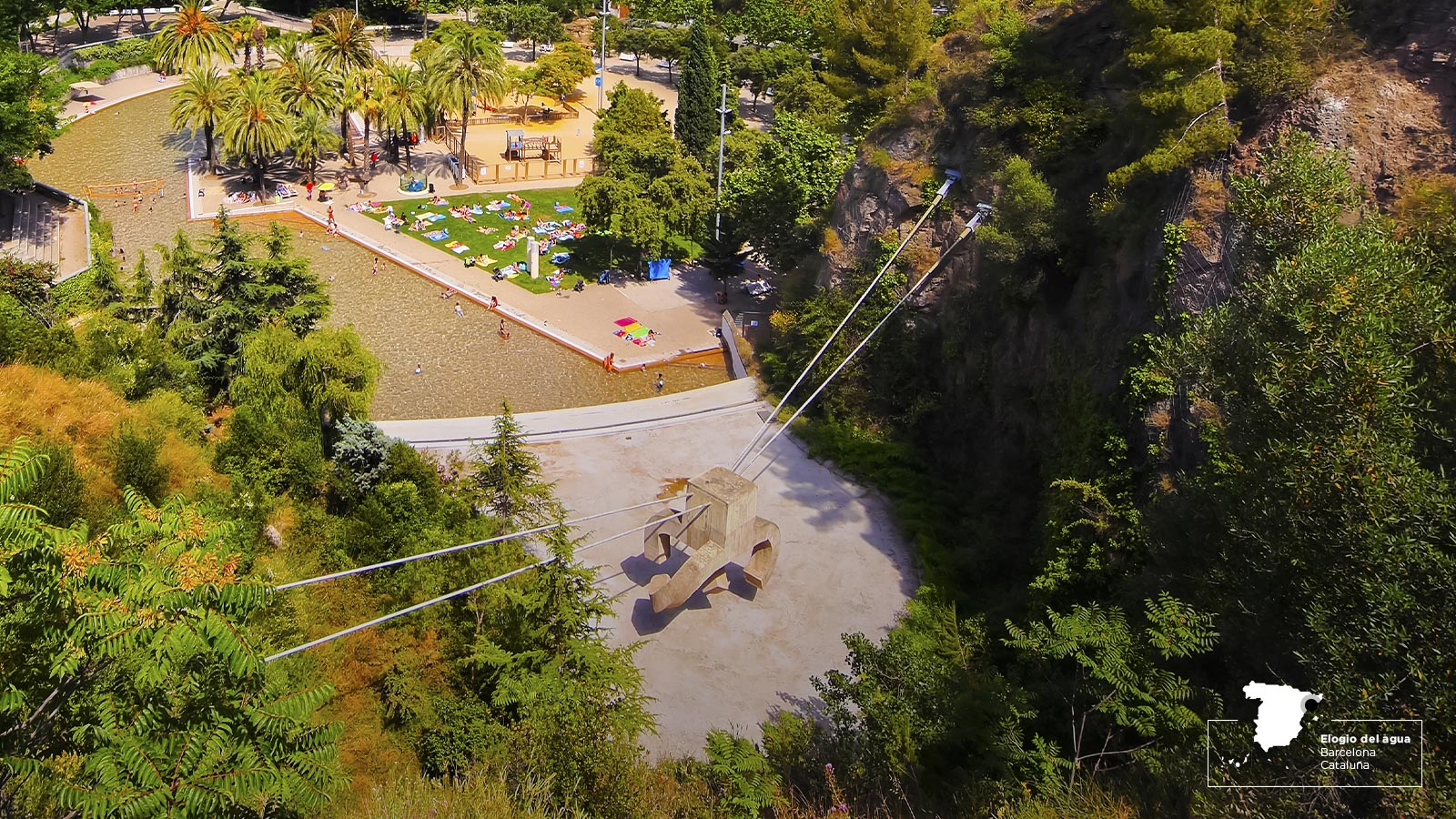 Elogio del agua, Parque de la Creueta del Coll