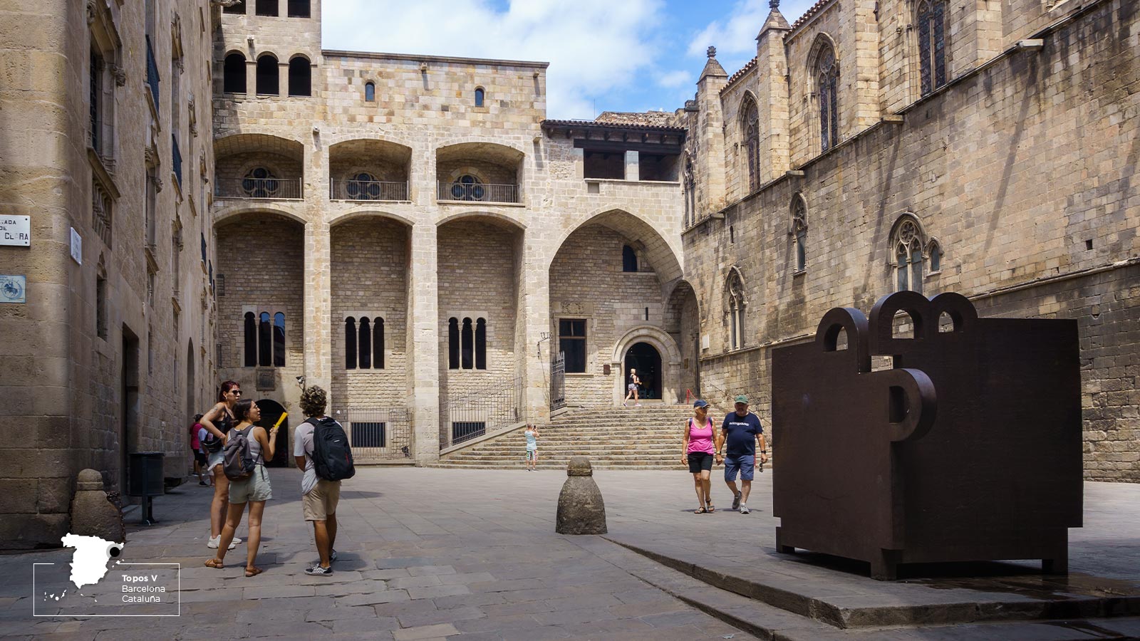 Topos V sculpture, Barcelona