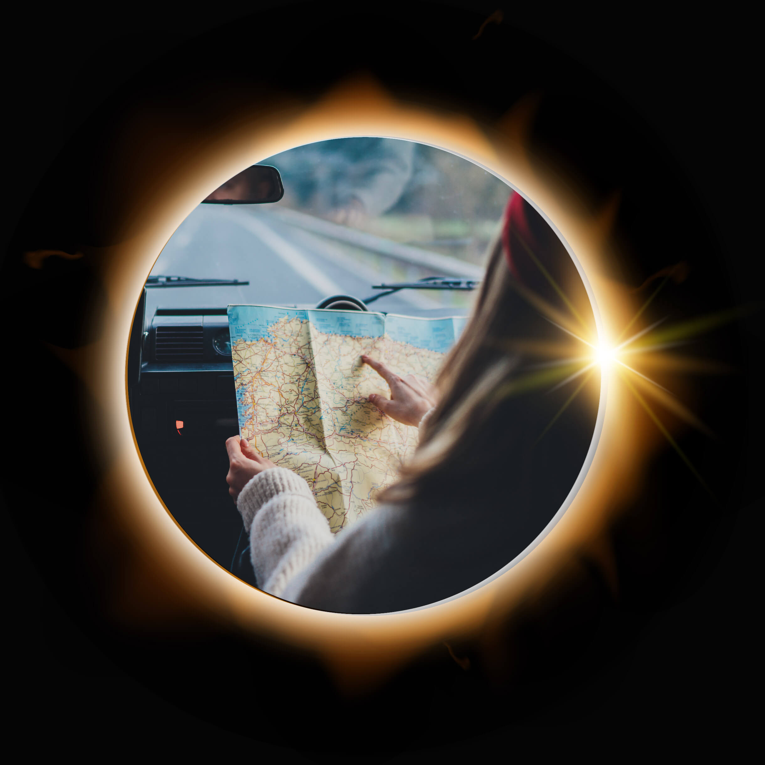 Com quanto tempo de antecedência devo chegar no dia do eclipse?