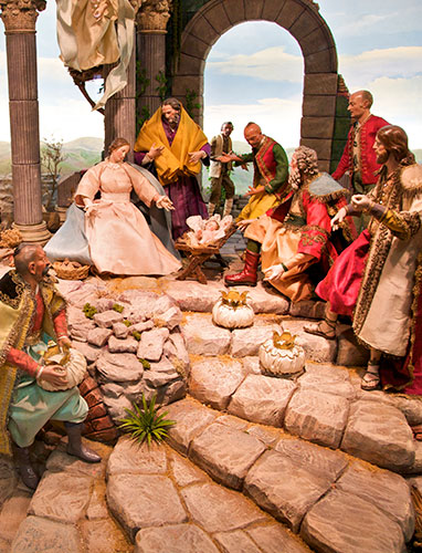 The nativity scene in Vitoria, in the Basque Country