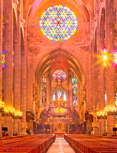 Intérieur de la cathédrale de Palma