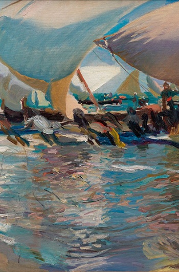 Joaquín Sorolla, Spiaggia di Valencia, 1902. Collezione Masaveu