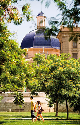 Jardins du Turia à Valence