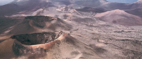 Parc national de Timanfaya. Paysage volcanique. Lanzarote.