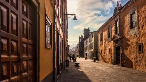 Calle San Agustín in San Cristobal de la Laguna (Tenerife)