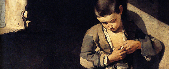 バルトロメ・エステバン・ムリーリョ「乞食の少年」、ルーブル美術館、パリ