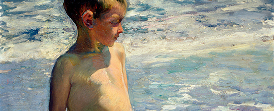 Menino do Barquinho. Joaquín Sorolla