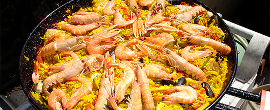 Meeresfrüchte-Paella