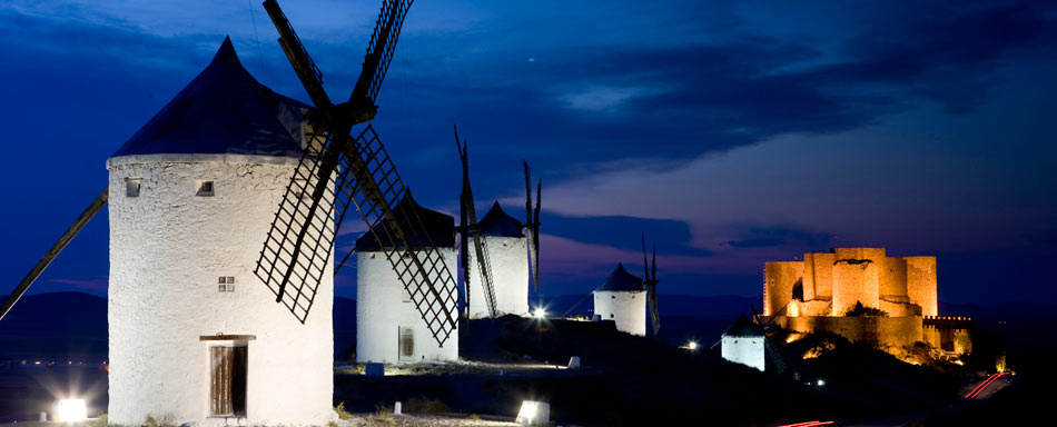 Mulini a vento a Consuegra (Toledo)