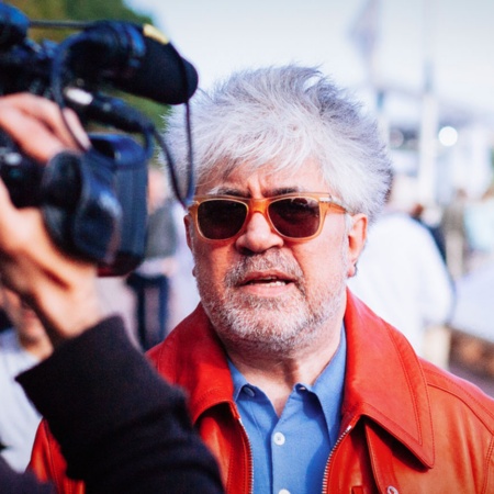 Pedro Almodóvar in Cannes, Frankreich.