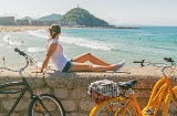 Praia em Donostia – San Sebastián.