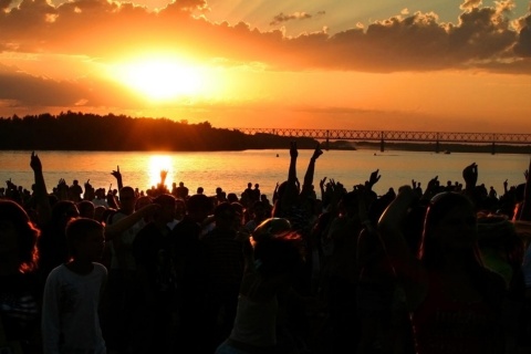 Fiesta en la playa