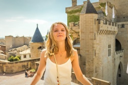 Touriste voyageant en Espagne