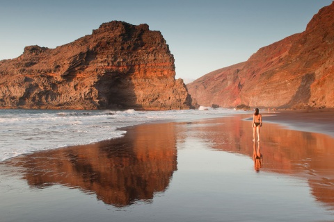 Playa en La Palma