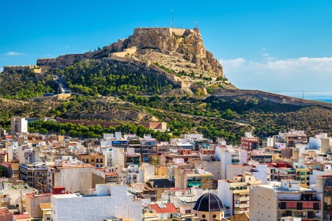 Blick auf Alicante