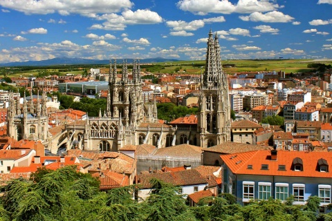 Blick auf Burgos