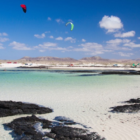 Praia em Fuerteventura