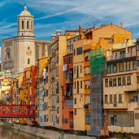 Blick auf Girona