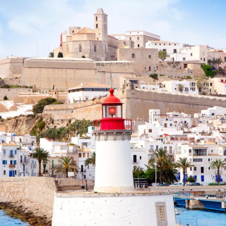 Blick auf Ibiza-Stadt