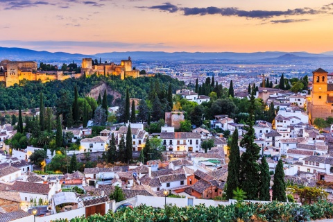 Blick auf Granada