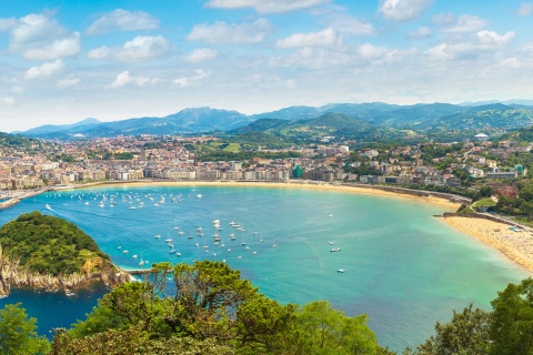 Vista de San Sebastián