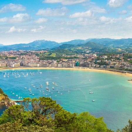 Vista di San Sebastián