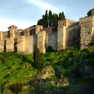 Alcazaba fortress in Malaga