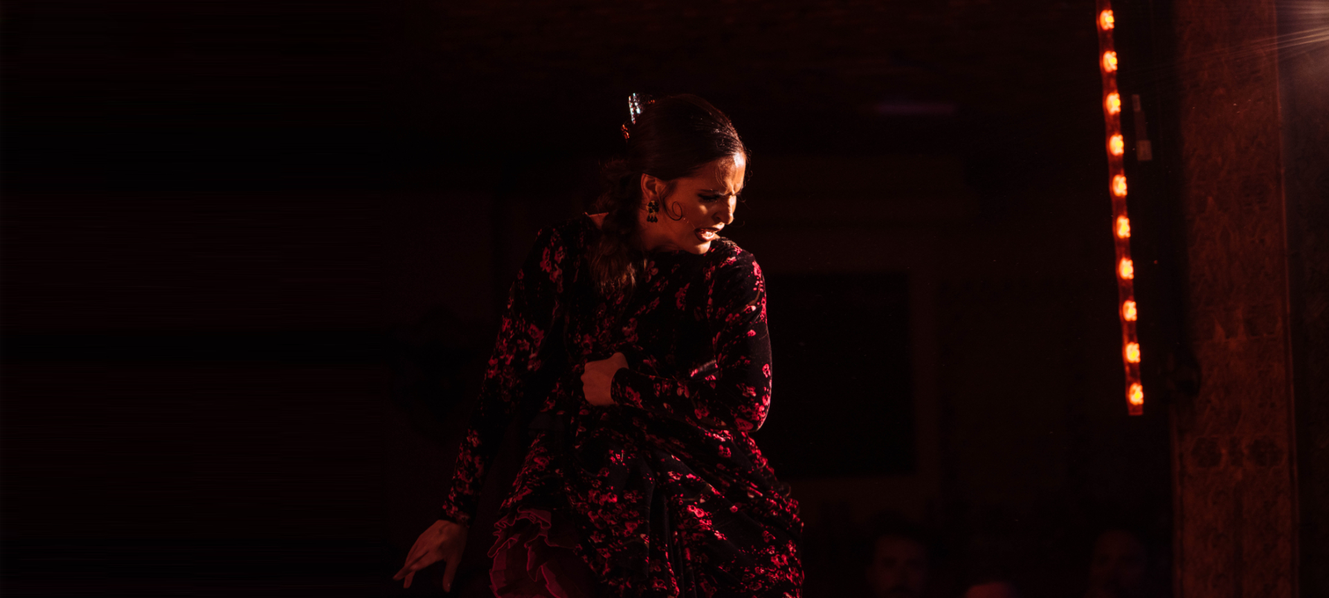 Detal występu w tablao flamenco Detal występu w tablao flamenco