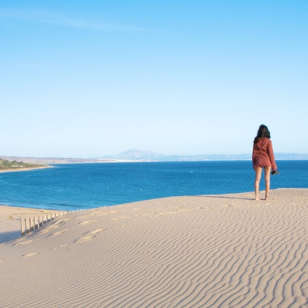 Praia em Bolonia (Tarifa, Cádis)