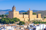 View of the Alcazaba de Antequera in Malaga, Andalusia