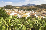 Vista panorâmica de Algodonales (Cádis, Andaluzia)